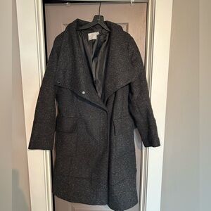 ASOS Designs Long Oversized Pea Coat Trench